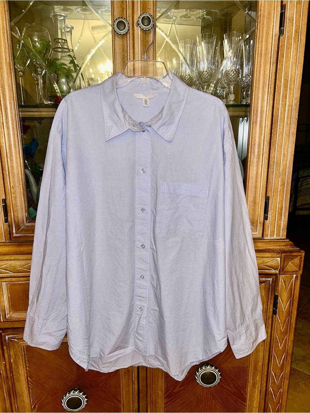 H&M Pale Blue Men’s Button-Down Shirt